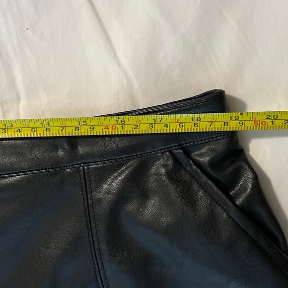 Cleo Soft Faux Leather Midi Skirt Black Size 16 - Picture 4 of 14
